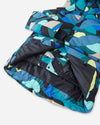 Reima Ranua All-Over-Print Daunenjacke Kinder in Aquatic Blue – Produktbild 6