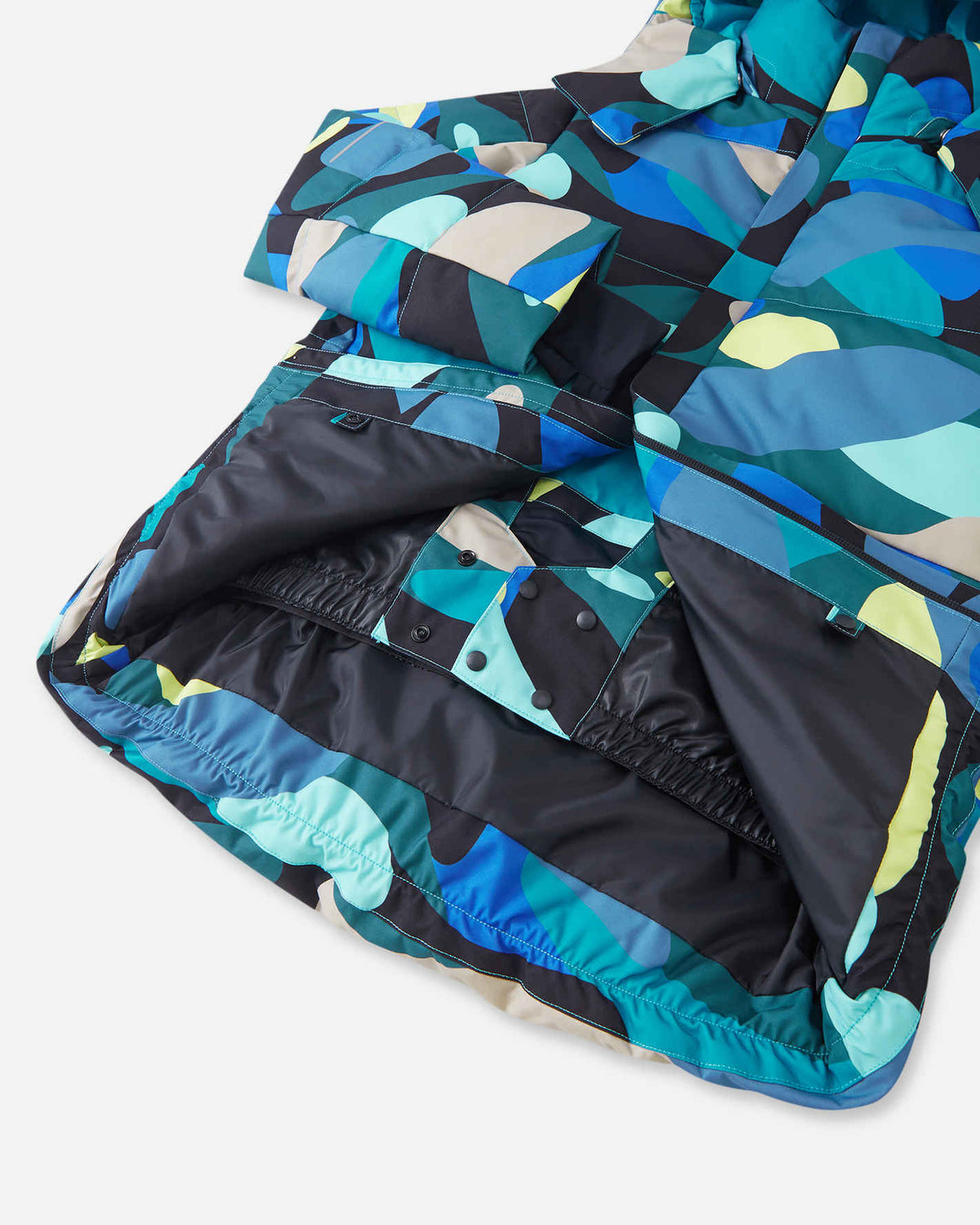Reima Ranua All-Over-Print Daunenjacke Kinder in Aquatic Blue – Produktbild 6
