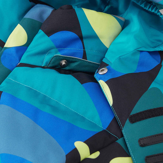 Reima Ranua All-Over-Print Daunenjacke Kinder in Aquatic Blue – Produktbild 8