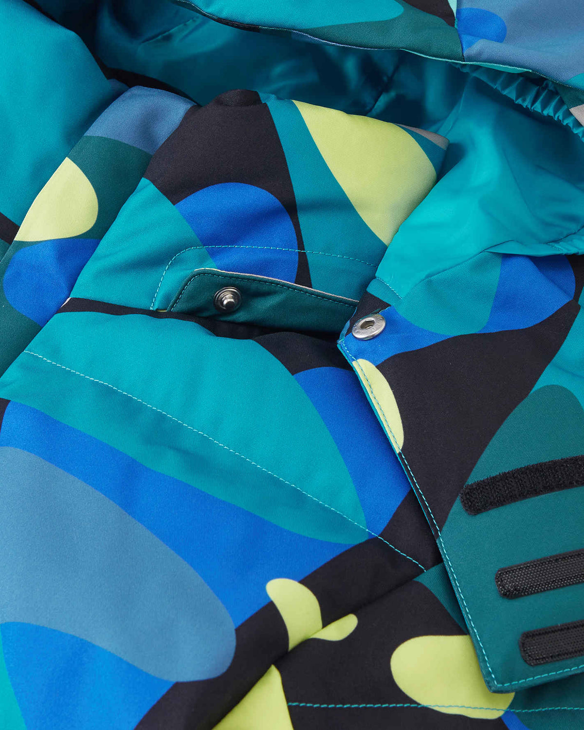 Reima Ranua All-Over-Print Daunenjacke Kinder in Aquatic Blue – Produktbild 8