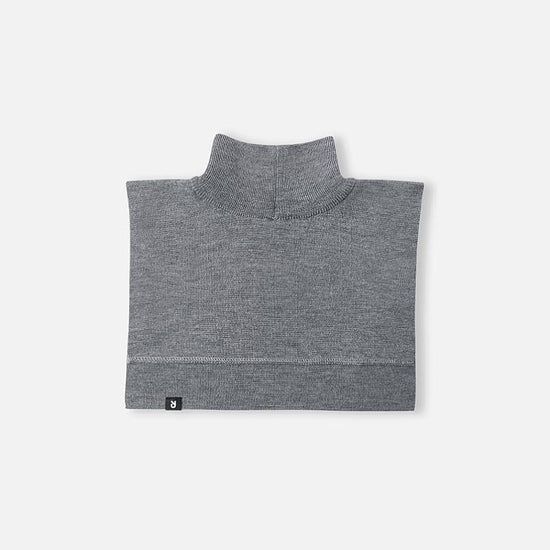 Cache-cou Reima Star en laine mérinos pour enfants, gris chiné – Photo du produit (arrière)