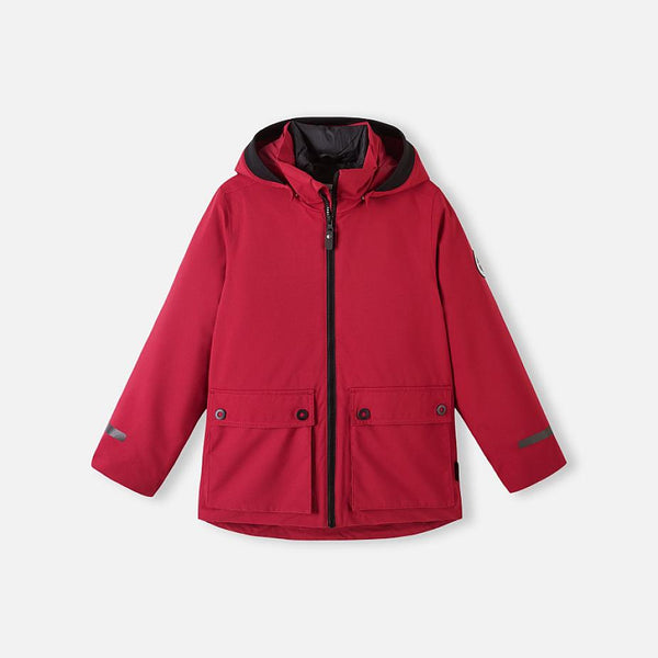 Reima Syddi ReimaTec 3-in-1 winterjas voor kinderen, kleur Cranberry – Packshot voorkant