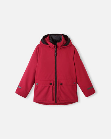 Chaqueta de invierno 3 en 1 Reima Syddi ReimaTec para niños, color arándano – Foto del producto (parte delantera)
