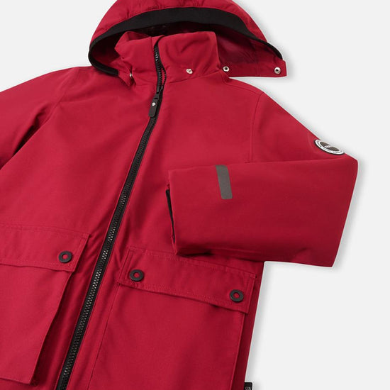 Chaqueta de invierno 3 en 1 Reima Syddi ReimaTec para niños, color arándano – Vista de Packshot 3