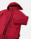 Chaqueta de invierno 3 en 1 Reima Syddi ReimaTec para niños, color arándano – Vista de Packshot 3