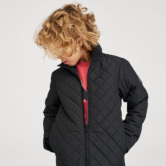 Chaqueta de invierno 3 en 1 Reima Syddi ReimaTec para niños, color arándano – Foto de estudio: chaqueta interior
