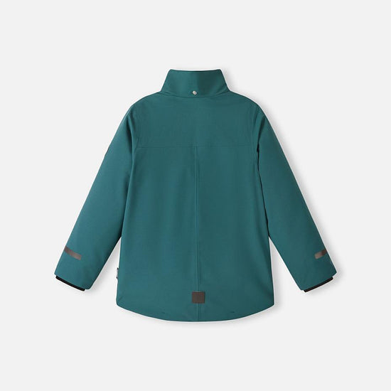 Chaqueta de invierno 3 en 1 Reima Syddi ReimaTec para niños, color verde azulado oscuro – Vista de Packshot 2