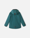 Chaqueta de invierno 3 en 1 Reima Syddi ReimaTec para niños, color verde azulado oscuro – Vista de Packshot 3