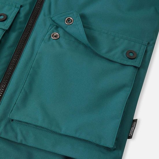 Chaqueta de invierno 3 en 1 Reima Syddi ReimaTec para niños, color verde azulado oscuro – Imagen de Packshot 8