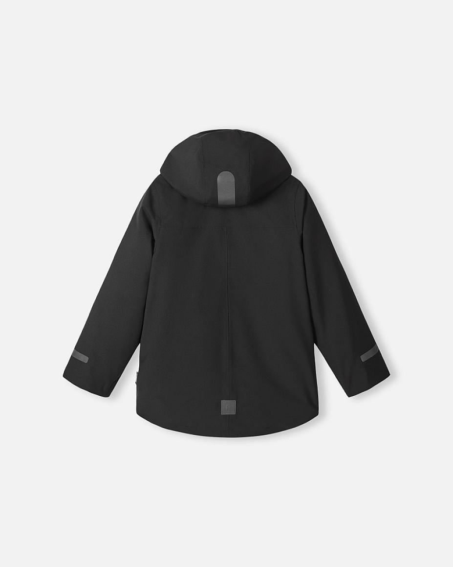 Chaqueta de invierno 3 en 1 Reima Syddi ReimaTec para niños, color negro – Vista de Packshot 2