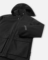 Chaqueta de invierno Reima Syddi ReimaTec 3 en 1 para niños, color negro – Vista de Packshot 3