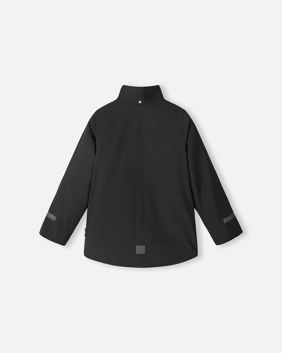 Chaqueta de invierno Reima Syddi ReimaTec 3 en 1 para niños, color negro – Vista de Packshot 4