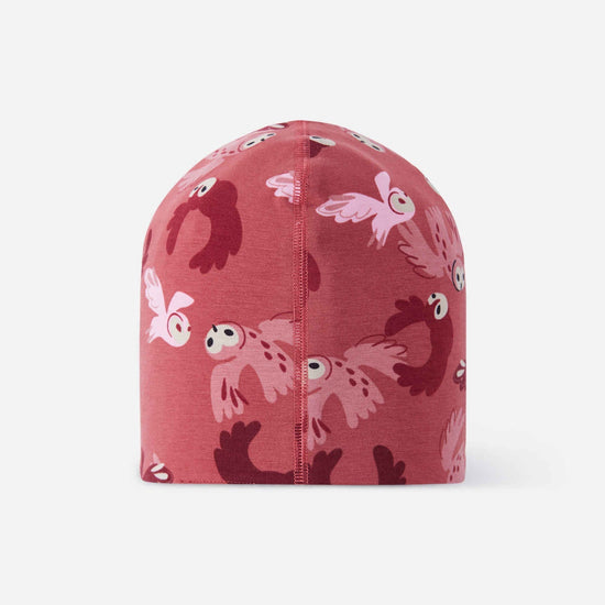 Gorro reversible Reima Tanssi para niños, color Red Clay – Foto de producto 2