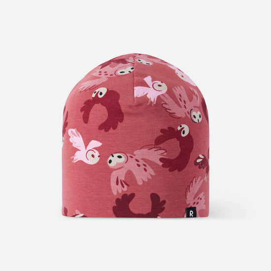 Gorro reversible Reima Tanssi para niños, color Red Clay – Foto de producto 1