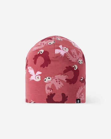 Gorro reversible Reima Tanssi para niños, color Red Clay – Foto de producto 1