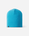 Gorro reversible Reima Tanssi para niños, azul marino – Packshot 3 – Lado reversible