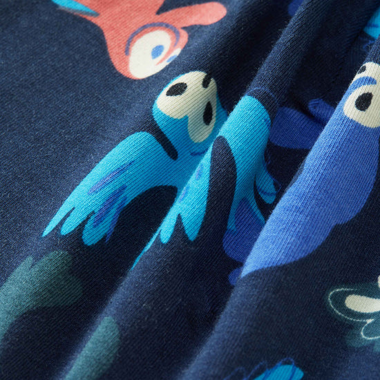 Gorro reversible Reima Tanssi para niños, color azul marino – Detalle del tejido