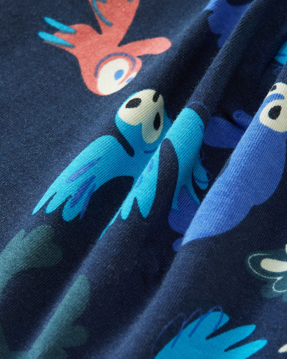 Gorro reversible Reima Tanssi para niños, color azul marino – Detalle del tejido