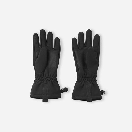 Guantes Softshell Reima Tehden para niños, negros – Packshot 2