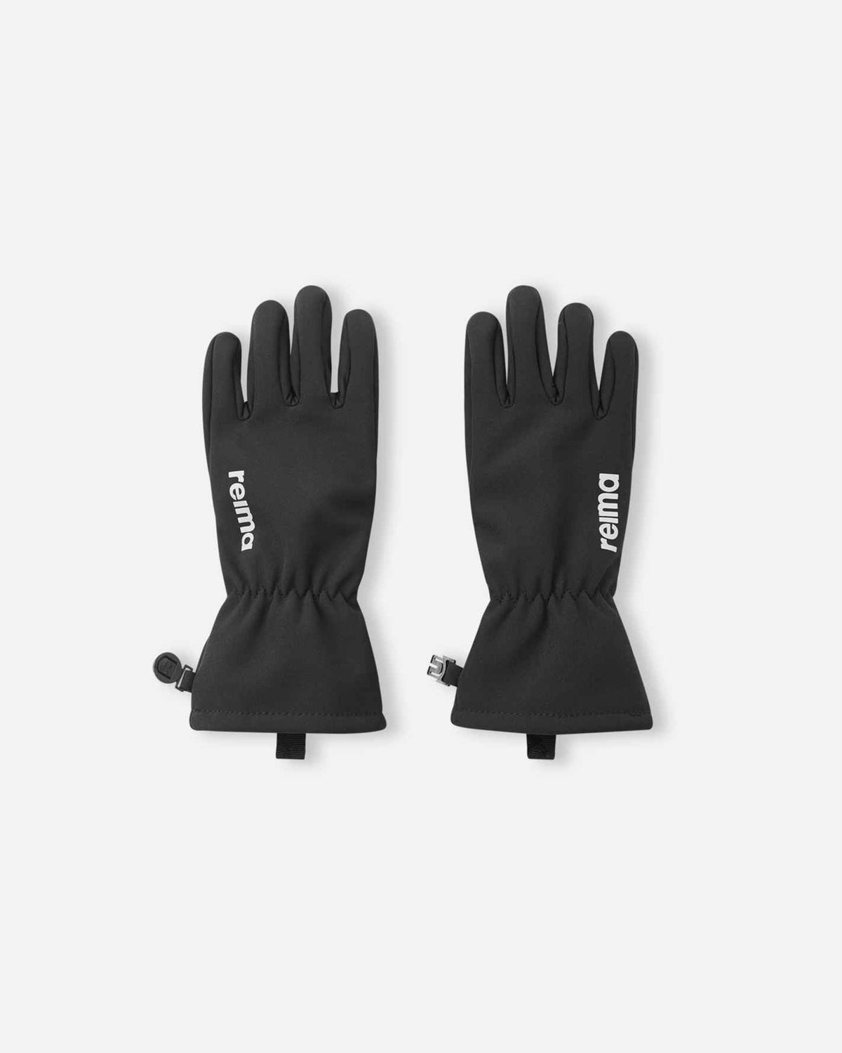 Guantes Softshell Reima Tehden para niños, negros – Packshot 1