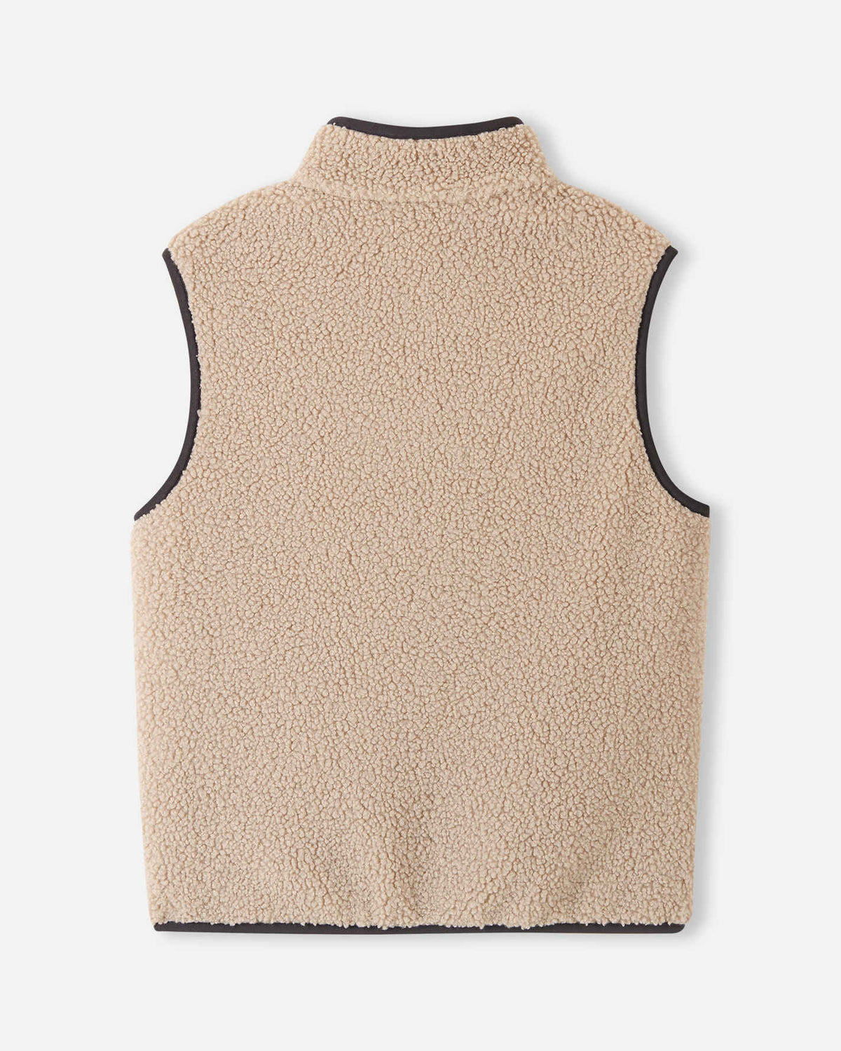 Reima Tupa fleecevest voor kinderen Earthy Beige – achteraanzicht