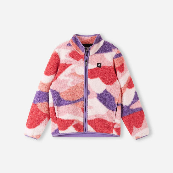 Chaqueta de felpa Teddy de Reima Tupsis para niños – Rosa palo