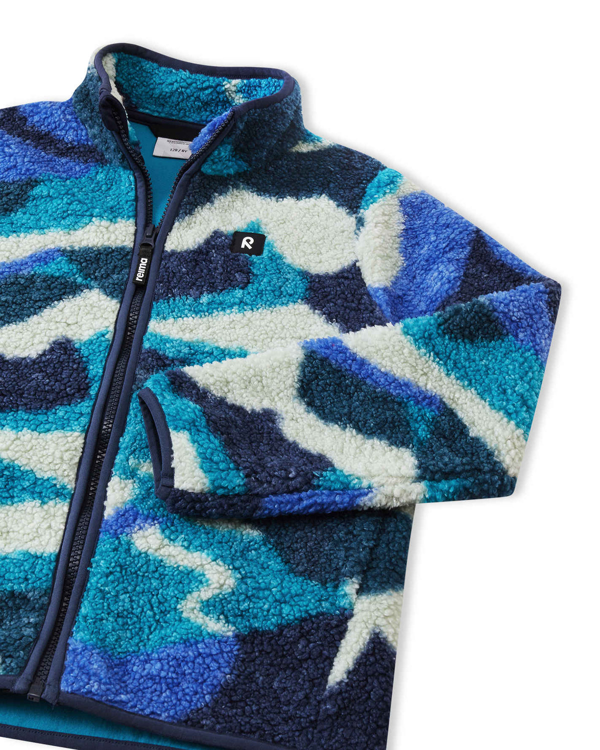 Chaqueta de felpa Reima Tupsis para niños – Sparkly Blue