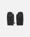 Guantes de forro polar Reima Tuuleen para niños, negros. Vista de la palma de la mano