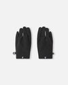 Guantes de forro polar Reima Tuuleen para niños, negros: vista frontal