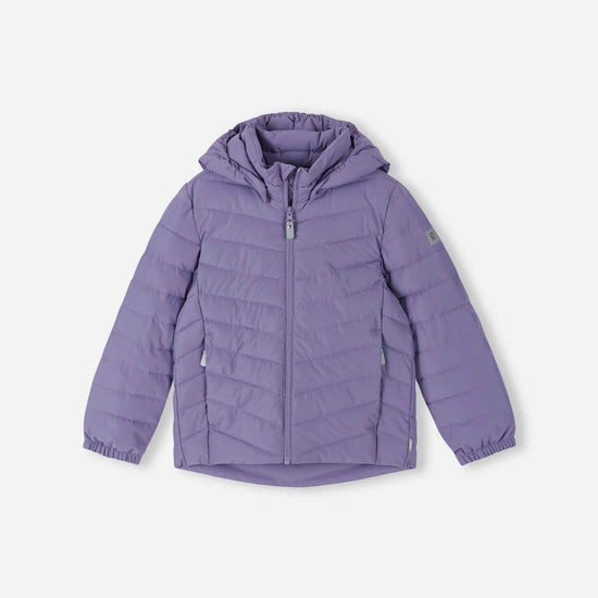 Chaqueta aislante ligera Reima Uumaja para niños, color Misty Violet – Foto del producto, parte delantera 1