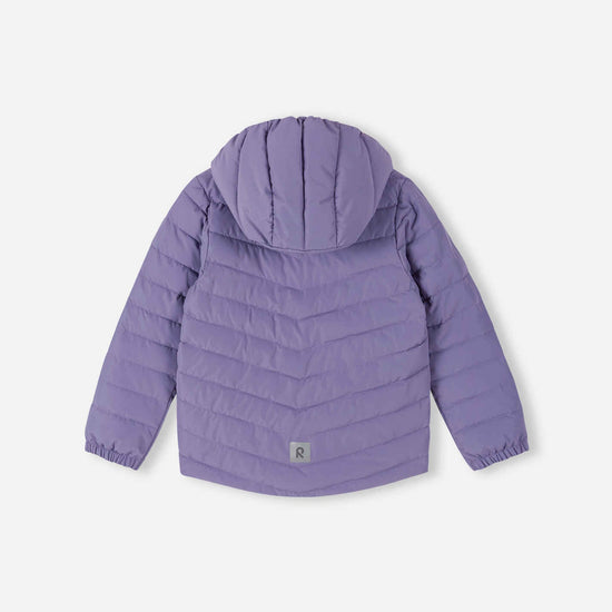 Chaqueta aislante ligera Reima Uumaja para niños, color Misty Violet – Foto del producto (parte trasera) 2