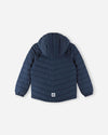 Chaqueta aislante ligera Reima Uumaja para niños, color azul marino – Foto de producto, parte trasera 2