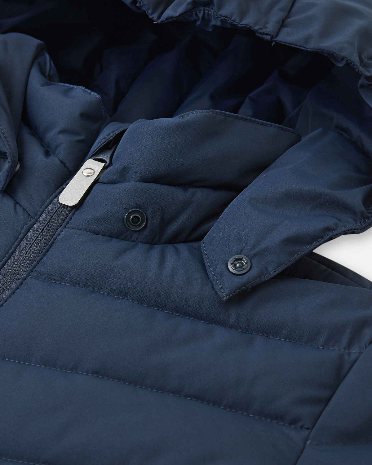 Chaqueta aislante ligera Reima Uumaja para niños, color azul marino – Detalle del tejido 1
