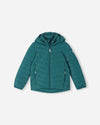 Chaqueta aislante ligera Reima Uumaja para niños, color Dark Teal – Foto del producto, parte delantera 1