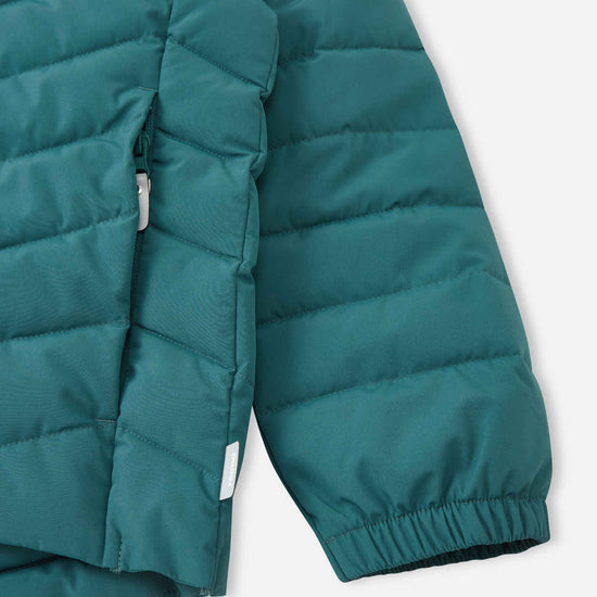 Chaqueta aislante ligera Reima Uumaja para niños, color Dark Teal – Detalles del producto 2
