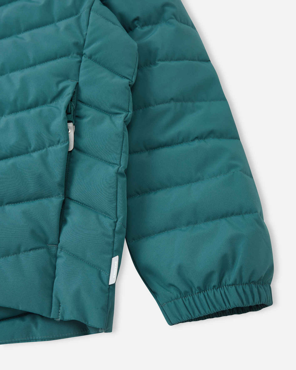 Chaqueta aislante ligera Reima Uumaja para niños, color Dark Teal – Detalles del producto 2
