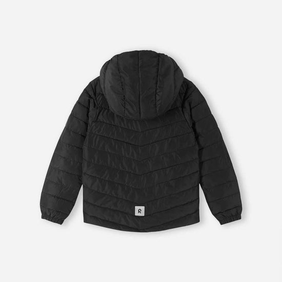 Chaqueta aislante ligera Reima Uumaja para niños, color negro – Foto del producto, parte trasera 2