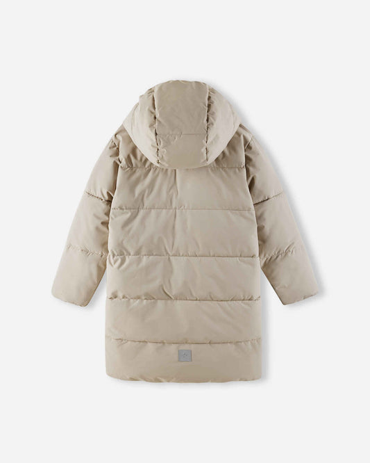 Reima Vaanila Winterjacke Kinder Earthy Beige Rückansicht