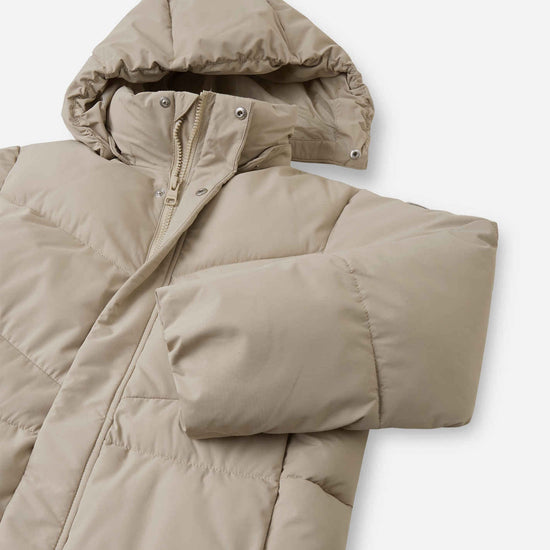 Reima Vaanila Winterjacke Kinder Earthy Beige Detailansicht 2