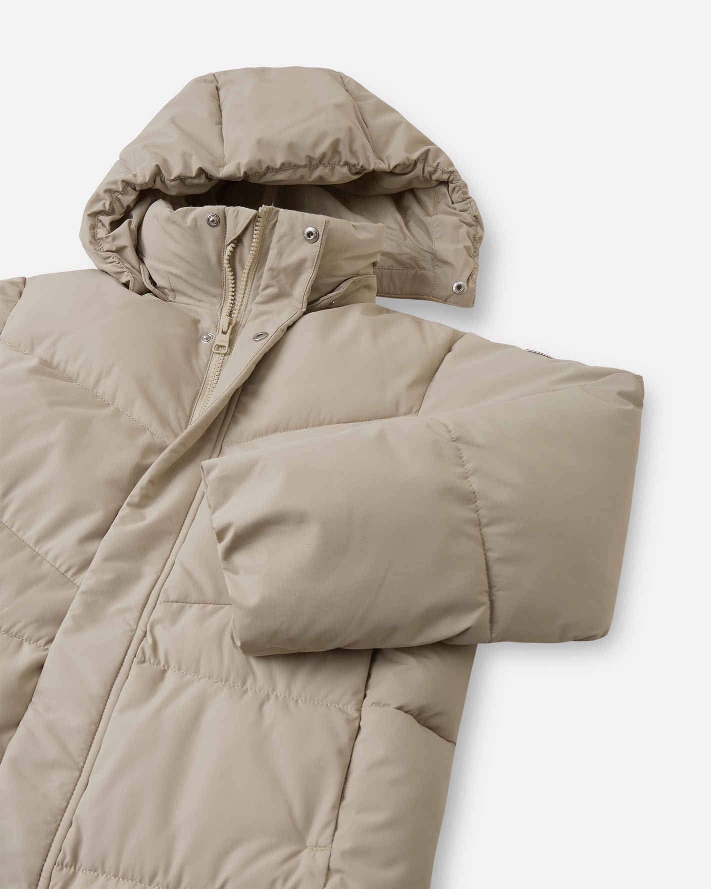 Reima Vaanila Winterjacke Kinder Earthy Beige Detailansicht 2