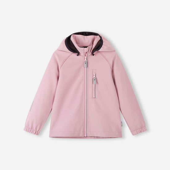 Veste softshell Reima Vantti pour enfants – Gris rose