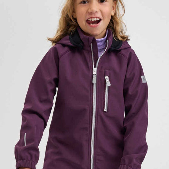 Veste softshell Reima Vantti pour enfants – Deep purple