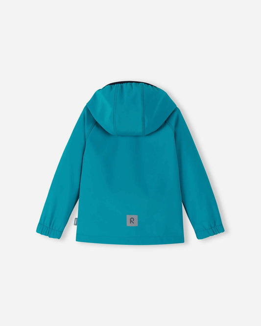 Chaqueta softshell Reima Vantti para niños – Azul acuático