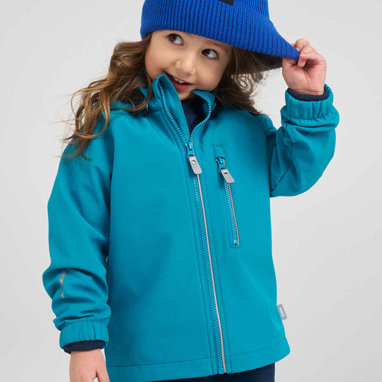 Veste softshell Reima Vantti pour enfants – Bleu aquatique