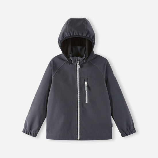 Veste softshell Reima Vantti pour enfants – Soft black
