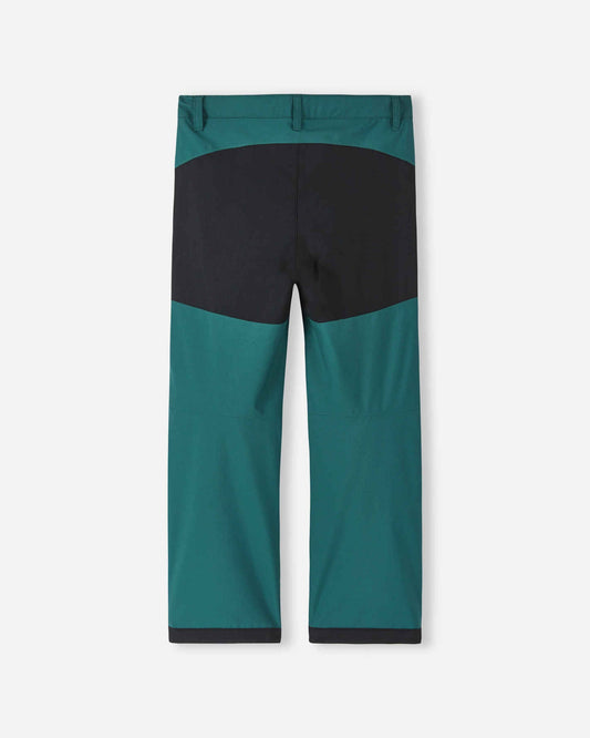 Reima Sampu Outdoorhose in Dark Teal – Rückansicht