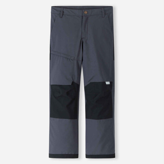 Reima Sampu Outdoorhose in Soft Black – Vorderansicht
