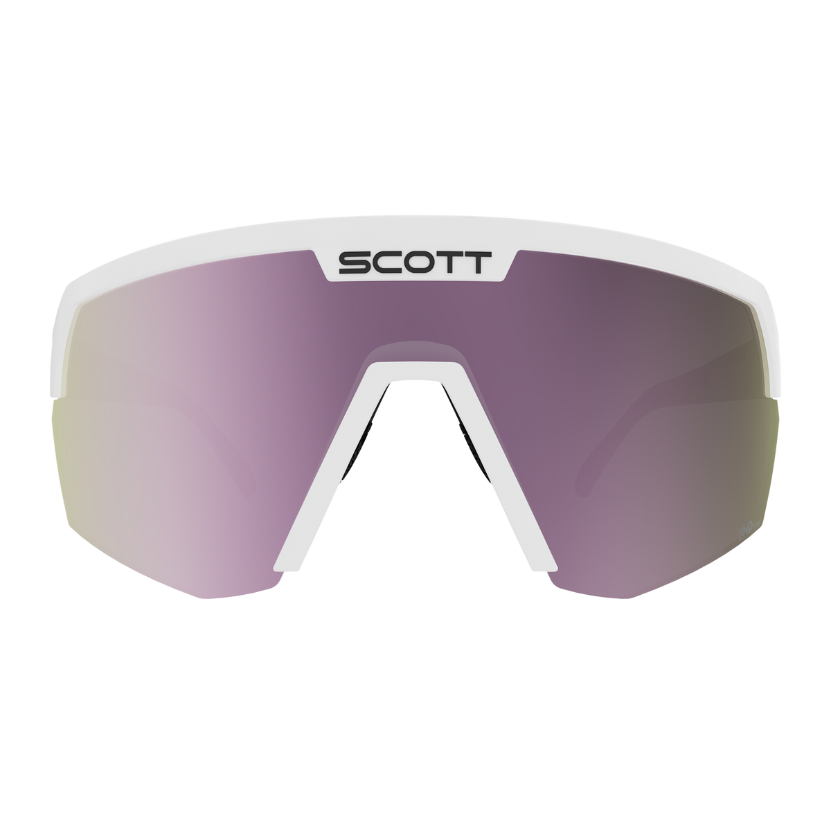 SCOTT Sport Shield – White Matt - AMP Lavender Chrome S3