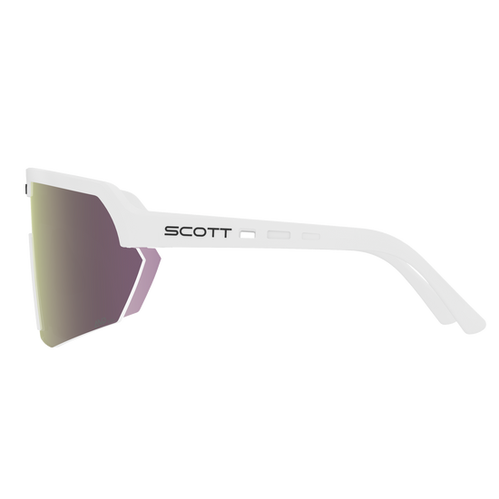 SCOTT Sport Shield – White Matt - AMP Lavender Chrome S3