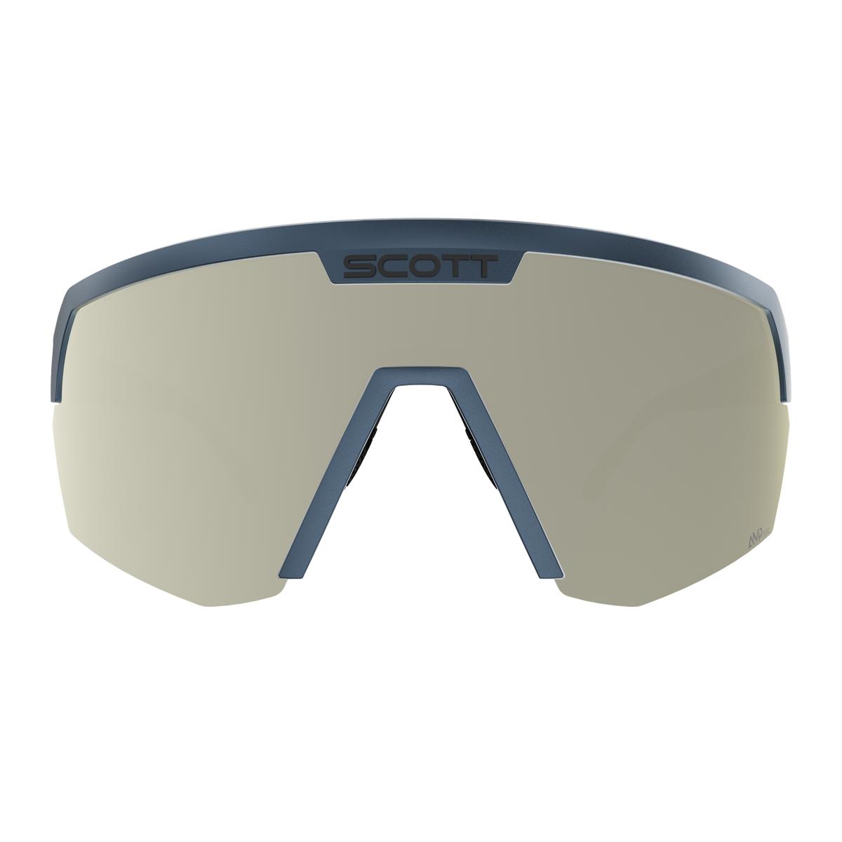 SCOTT Sport Shield – Metallic Blue - AMP White Chrome S2